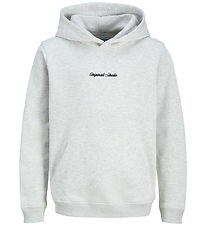 Jack & Jones Hoodie - Noos - JorNorrebro - White Melange