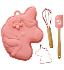 Rice Bake Kit - Silicone - 4 Parts - Coral