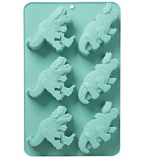 Rice Cake mold - Silicone - Dinosaurs - Mint