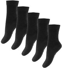 Fuzzies Socken - 5er-Pack - Schwarz