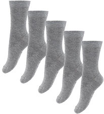 Fuzzies Socken - 5er-Pack - Light Grey