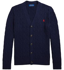 Polo Ralph Lauren Cardigan - Knitted - Cable - Navy