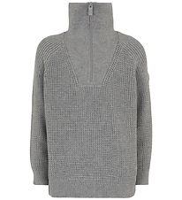 Emporio Armani Bluse - Strick - Wolle - Light Grey Melange