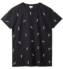 Lala Berlin T-shirt - Tiara - Black w. White