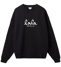 Lala Berlin Sweatshirt - Lala - Black w. White
