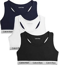 Calvin Klein Tops - 3-Pack - Black/Classicwhite/Blackiris