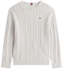 Tommy Hilfiger Bluse - Strick - Kabel - Grey Heather