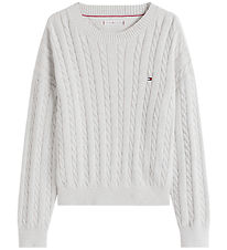 Tommy Hilfiger Bluse - Strick - Kabel - Grey Heather