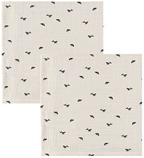 Liewood Muslin Cloths - Muslin - 2-Pack - Lewis - Mini Whale/San