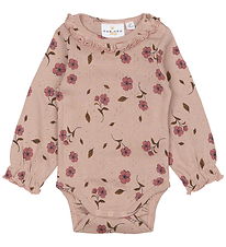 The New Pointelle Bodysuit l/s - TnsbPicole - Adobe Rose AOP