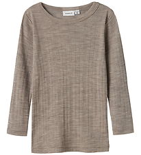 Name It Bluse - Wolle - Noos - NmmWang - Satellit