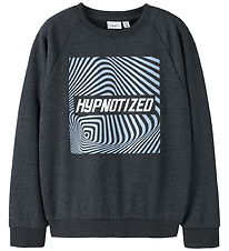 Name It Sweatshirt - NkmVion - Black/Hypnotisiert