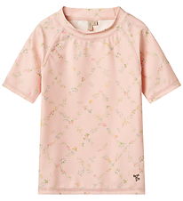 Wheat Swim Top - UV40+ - Jackie - Powder Checked Flowers