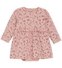 Minymo Dress - AOP - Misty Rose