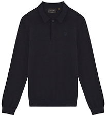 Lyle & Scott Genser - Strikk - Polo - Dark Navy
