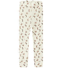 Name It Leggings - Wolle - NmfWang - Snow White/Schleifen