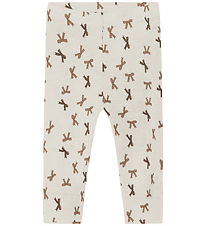Name It Leggings - Wolle - NbfWang - Snow White/Schleifen