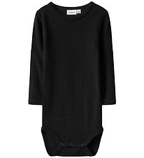 Name It Body l/ä - Wolle - Noos - Rib - NbnWax - Black