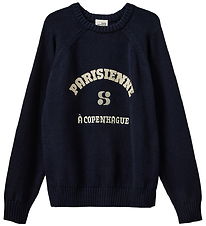 Sofie Schnoor Tröja - Stickad - ParisienneSY - Marinblå Blue