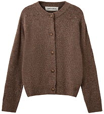Sofie Schnoor Cardigan - Stickad - MauraSY - Brown Melerad