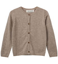 Sofie Schnoor Cardigan - Stickad - Cisse - Brown Melange