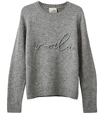 Sofie Schnoor Tröja - Stickad - Grey Melange