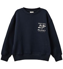 Sofie Schnoor Sweatshirt - Eli - Marinblå Blue