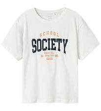 Name It T-Shirt - NkmLadon - Bright White