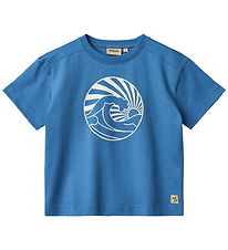 Wheat T-Shirt - Wally - Blå
