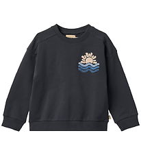 Wheat Sweatshirt - Sander - Marinblå