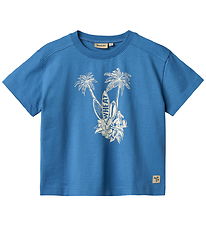 Wheat T-shirt - Gilde - Blå