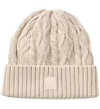 Liewood Beanie - Ezra w. Cables - Sandy