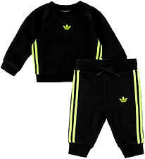 adidas Originals Sweatset - Crew - Black/ZEICHENNR