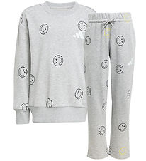 adidas Performance Sweat Set - LM SMI JOG - MGREYH/White