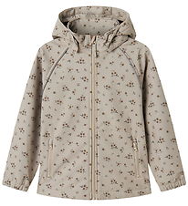 Name It Softshell m. Fleece - NkfAlfa08 - AOP - Reines Kaschmir/