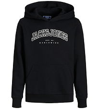 Jack & Jones Kapuzenpullover - JjeCaleb - Black/Loose