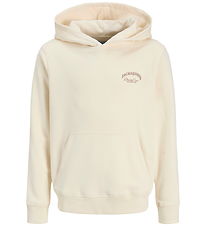 Jack & Jones Kapuzenpullover - JjeBrandes - Antique White