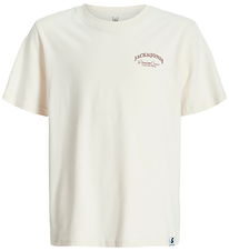 Jack & Jones T-Shirt - JjeBrandes - Antique White