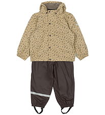 Mikk-Line Rainwear w. Fleece - PU - Cornstalk