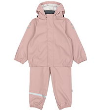 Mikk-Line Rainwear w. Fleece - PU - Woodrose