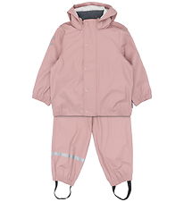 Mikk-Line Rainwear w. Fleece - PU - Woodrose