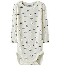 Name It Bodysuit l/s - Wool - Noos - NbmWang - Snow White/Small