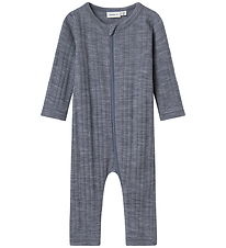 Name It Schlafanzug - Wolle - Noos - NbmWang - Folkstone Grey