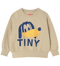 Tiny Cottons Collegegenser - Dog Grafikk - Dark Vanilla