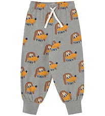 Tiny Cottons Joggebukser - Hunder - Medium+ Grey Heather