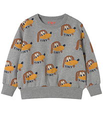 Tiny Cottons Sweatshirt - Dogs - Medium+ Grey Heather