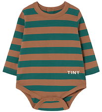 Tiny Cottons Body l/ä - Streifen - Dark Green