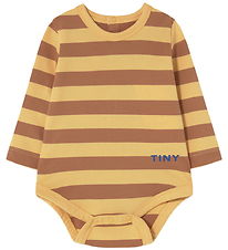 Tiny Cottons Body l/ä - Streifen - Soft Yellow