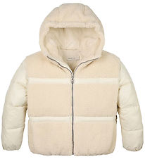 Calvin Klein Puffer Jacket w. Fleece - Whitecap Grey