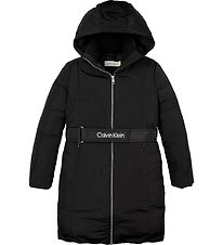 Calvin Klein Vadderad jacka - Classic+ Bälte - Ck Black